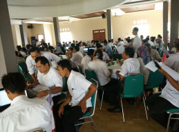 Tingkatkan SDM Aparatur Desa, Pemkab Blitar Gelar Pelatihan Siskeudes.