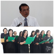 Peringatan Jumat Agung di GBT Kupang Gunung Timur.