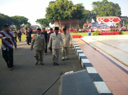 Pemkot Blitar Lakukan Upacara di HUT Kota Blitar ke 122.