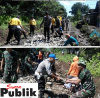 Program TMMD, Mudahkan Akses Jalan Warga Jatisari.