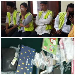 4 Pengedar Ratusan Ribu Pil Koplo, Disidangkan.