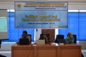 Diskoperindag Bondowoso, Fasilitasi Promosi Bagi Usaha Mandiri.