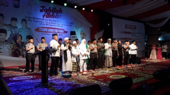 Polrestabes Surabaya, Gelar Pengajian Akbar Isra Miraj 1439 H.