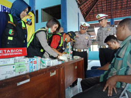 Puluhan Sopir Bus di Test Urin Saat Operasi Patuh Polresta Pasuruan.