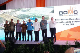 Gubernur Kepri Resmikan Bintan Offshore Marine Centre.