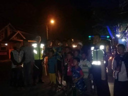 Pantau Kamtibmas Malam Hari, Polres Pasuruan Gelar Patroli Sahur.