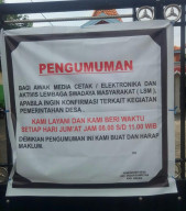 Batasi Ruang Gerak Pers dan LSM, Awas Bisa Melanggar U-U. No 14 Tahun 2008 Tentang KIP .