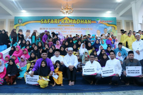 Pelindo I Bersama Pemprov Kepri, Gelar Safari Ramadhan Dengan 300 Anak Yatim.