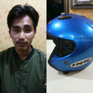 Butuh Uang Untuk Kebutuhan se Hari-Hari, Pria Ini Nekat Curi Helm.