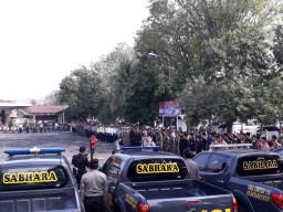 Polresta Pasuruan Gelar Apel Operasi Ketupat Semeru 2018.