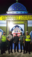3 Pilar Karangpilang, Kompak Pantau Pos Pengamanan Lebaran.