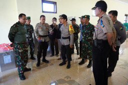 Muspida Situbondo, Tinjau Kesiapan Ligistik dan Pengamanan Pilkada Jatim.