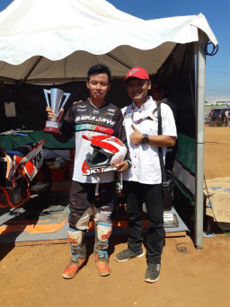 Bagus Prasmita Raih Podium 2, Di MX 2 Open Asia
