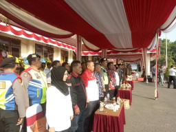 Forpimda Pasuruan Serta Stake Holder Lainya, Hadiri Upacara HUT Bhayangkara ke 72.