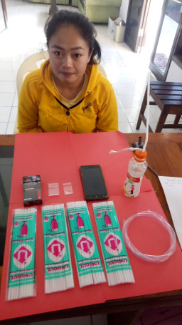 Baru Pulang Dari Surabaya, Wanita Desa Jebung di Tangkap Polisi.