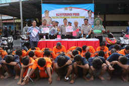 Sebulan Polres Pelabuhan Tanjung Perak, Ungkap 33 Kasus 3C