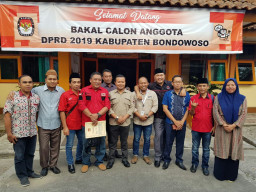 KPU Bondowoso Terima Pendaftaran Bacaleg, Dari Berbagai Partai