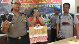 Jual Sabu Dalam Sedotan, Pria Asal Dinoyo di Bekuk Polsek Tegalsari.