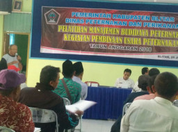 Tingkatkan SDM Peternak, Dinas Peternakan dan Perikanan Kab. Blitar Gelar Pelatihan.