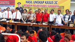 Polrestabes Surabaya, Berhasil Ungkap Begal Arjuno Yang Meresahkan.