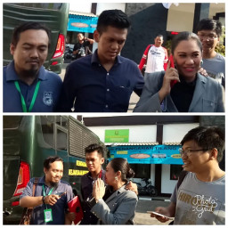 Setelah Diperiksa, Dini Rijanti Terkesan Bungkam.