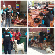 PDAM Surabaya Bagikan Hewan Korban, 12 Sapi dan 4 Kambing.