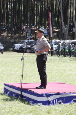 Kapolres Malang Pimpin Apel Siaga Karhutlah