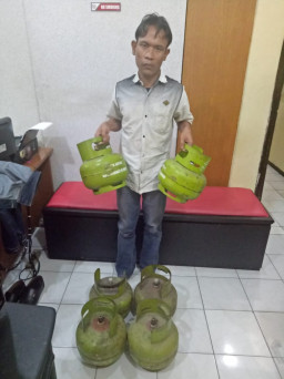 Butuh Uang Keperluan Keluarga, Pria Ini Sikat 6 Tabung LPG