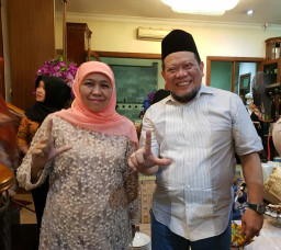 Tasyakuran Gubernur Jatim Terpilih, Dihadiri Calon DPD RI La Nyalla M Mattalitti