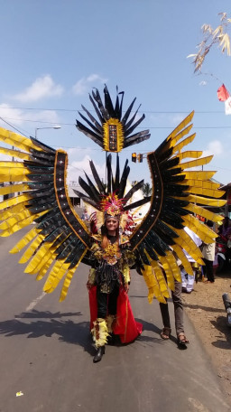 Peringati HUT RI ke 73, SMP Sukosari Gelar Pawai Budaya.