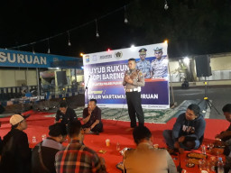 Ngopi Bareng, Kasat Lantas Pasuruan Bersama Awak Media