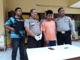 Belum Sempat Kabur Bawa Motor Curian, Pria Ini Sudah Tertangkap.