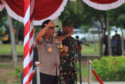 Kapolda Kepri Gelar Apel Akbar Operasi Mantab Brata 2018.