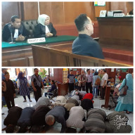 Pedagang Pasar Turi Sujud Syukur, Henri J Gunawan Divonis 2,6 Tahun Penjara.