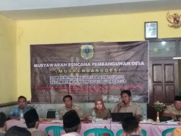 Kembangkan Wisata Alam, Kades Wonoboyo Gelar Musrenbangdes.