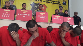 Dalam 2 Pekan 15 Penyalahguna Narkoba, Diringkus Polsek Karangpilang.