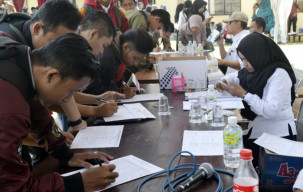 Ratusan Pencari Kerja Berebut 1.528 Lowongan Dalam JMFB 2018.