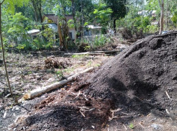 Tak Ijin Pemilik Lahan, Proyek TPT Jasmas Desa Ambulu, di Soal Warga.