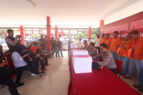 Kasus Korupsi Pembangunan Pasar Modern Rugikan Negara Rp.4.173.459.783,40, Polda Kepri Tetapkan 9 Tersangka.