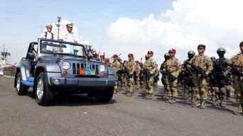 Peringatan Hari Armada di Koarmada SURABAYA, Berjalan Sederhana dan Khidmat.