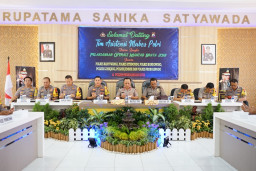 Kapolres Situbondo Hadiri Asistensi Operasi Brata Mantap Semeru 2018 di Probolinggo, Pemateri Dari Mabes Polri.