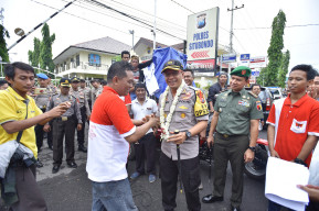 LSM GP Sakera Mengapresiasi Kapolres Situbondo, Atas Penanganan Kasus Korupsi.