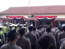 Amankah Natal dan Tahun Baru, Polresta Pasuruan Siapkan 565 Personel Pada Tim Operasi Lilin Semeru 2018. 