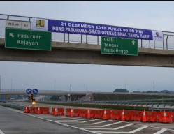 Hari ini Jalan Tol Paspro di Buka, Fungsional Hingga Perbatasan Lumajang.