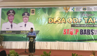 Katagori Desa ODF di Bondowoso Masih Mencapai 30 Persen.