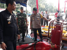Pemkot Pasuruan Gelar Apel Siaga Bencana, Di Mapolresta