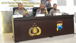 Anev Kamtibmas Polrestabes Surabaya 2018, Terorisme Jadi Catatan Kasus Yang Menonjol.