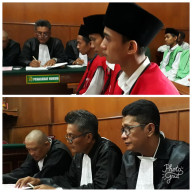 LBH Taruna Dampingi 3 Terdakwa Narkoba, di PN Surabaya.