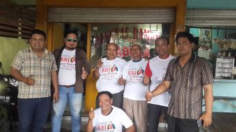 Sosialisasikan Jokowi, ARJ Jatim Rangkul Arus Bawah di Gresik.