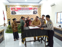 Polres Bondowoso Gelar Pencanangan Zona Integritas, Bondowoso Bebas Korupsi.